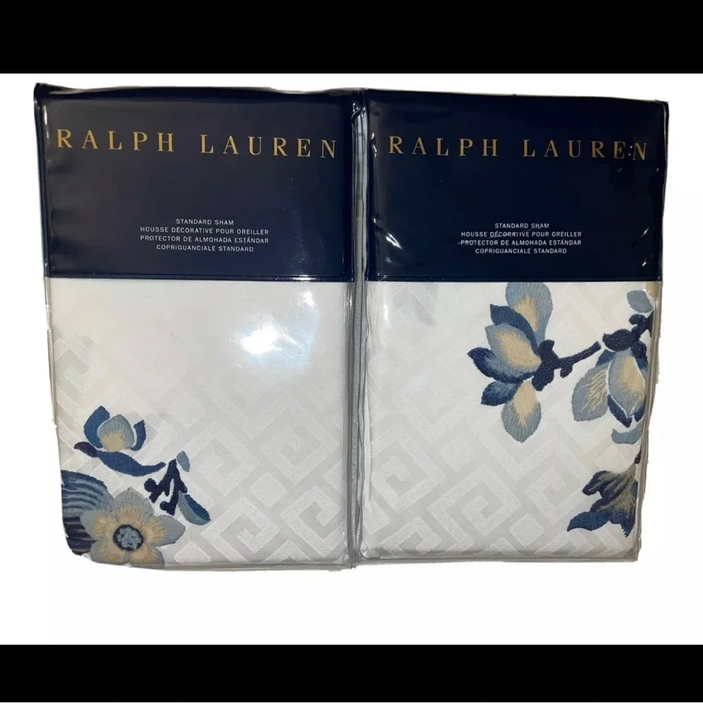 🎉HP🎉New! Ralph Lauren BlancBleu Fallon Floral SateenDuvet Queen+ 2 St Shams $615 - Picture 12 of 16